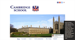 Desktop Screenshot of cambridge-school.com