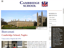 Tablet Screenshot of cambridge-school.com